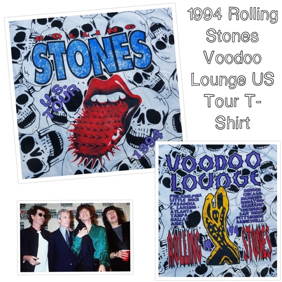 Vintage Other - Vintage '94 Rolling Stones US Voodoo Lounge Tshirt
